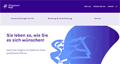 Desktop Screenshot of pflegeteam-plus.de